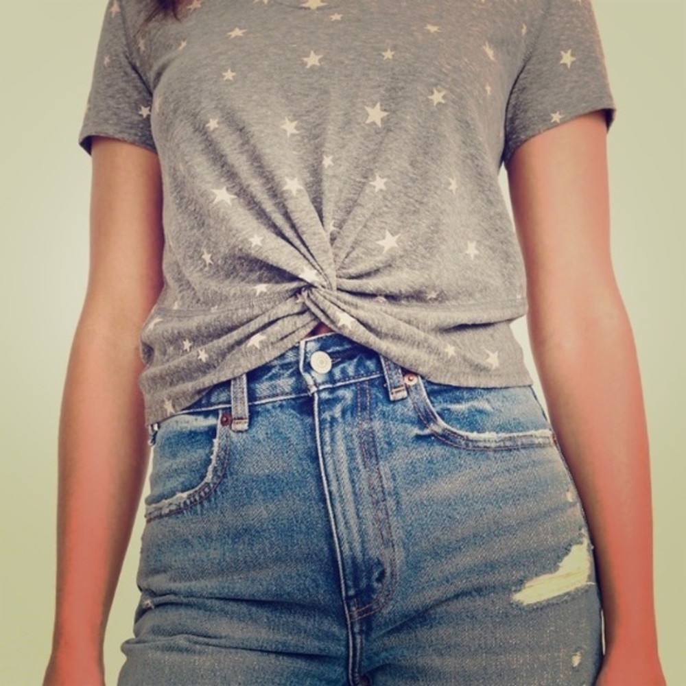 NWT Abercrombie Star Knot Tee XS